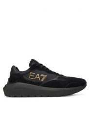EA7 Emporio Armani Sneakersy X8X186 XK401 U106 Czarny. Czarne buty sportowe casual EA7 Emporio Armani, bez wzorów, z materiału, bez zapięcia. Za 719.99 zł.