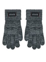 Guess Rękawiczki Męskie AM9335 POL02 Czarny. Czarne rękawiczki Guess, z aplikacjami, z dzianiny. Za 109.99 zł.
