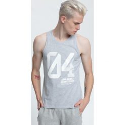 Koszulka bez rękawów męska TSM008 - chłodny jasny szar. Bezrękawniki marki 4F. W wyprzedaży za 44.99 zł.