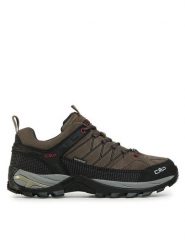CMP Trekkingi Rigel Low Trekking Shoes Wp 3Q13247 Szary. Szare buty trekkingowe CMP, bez wzorów, ze skóry, bez zapięcia. Za 309.99 zł.