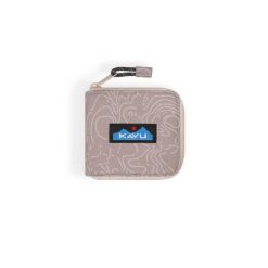 Portfel Kavu Zip Around - taupe topo. Brązowe portfele KAVU, bez wzorów. Za 130.99 zł.