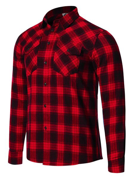 Protective Koszula funkcyjna "Rockabilly" w kolorze czerwonym rozmiar: 5XL. Czerwone koszule Protective, bez wzorów, z materiału, bez ramiączek, outdoorowe. Za 83.22 zł.