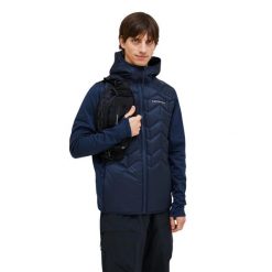 Kurtka Peak Performance męska Elevate Liner Hybrid Hood Jacket granatowa - XXL. Niebieskie kurtki Peak Performance, m, bez wzorów, z puchu, bez kaptura. Za 1,029.00 zł.
