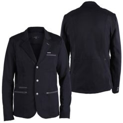 Kurtka do jazdy konnej QHP Perry. Czarne kurtki QHP, m, z aplikacjami, z elastanu, bez kaptura. Za 532.00 zł.