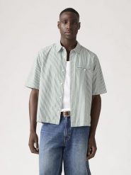 Levi's Koszula "Zandt" - Relaxed fit - w kolorze zielonym rozmiar: XL. Zielone koszule Levi's®, s, bez wzorów, z bawełny, bez kołnierzyka, bez ramiączek. Za 114.95 zł.