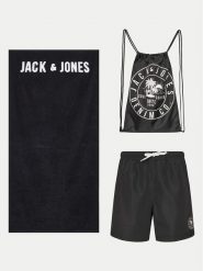 Jack&Jones Szorty kąpielowe Jpstbeach 12249449 Czarny Regular Fit. Czarne kąpielówki Jack&Jones, l, bez wzorów, z syntetyku. Za 169.99 zł.