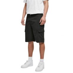 Szorty bermudzkie cargo Urban Classics Big. Czarne szorty Urban Classics, m, bez wzorów. Za 228.50 zł.