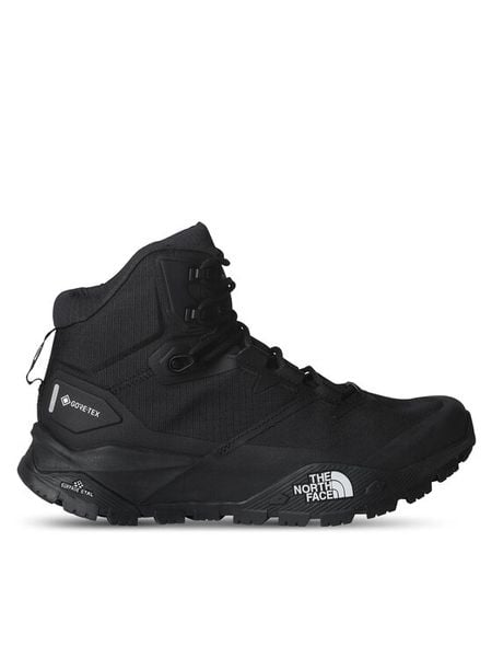 The North Face Trekkingi Offtrail Hike Mid Gore-Tex NF0A8AETKY41 Czarny. Czarne botki sznurowane The North Face, bez wzorów, z gore-texu, bez obcasa, bez zapięcia. Za 799.99 zł.