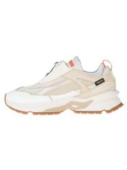 Puma Sneakersy "Nano Shield" w kolorze biało-beżowo-pomarańczowym rozmiar: 44,5. Białe buty sportowe casual Puma, bez wzorów, bez zapięcia. Za 276.71 zł.