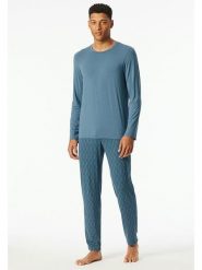 Schiesser Piżama w kolorze niebieskim rozmiar: 56. Niebieskie piżamy Schiesser, bez wzorów, bez ramiączek. Za 205.93 zł.