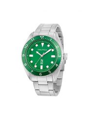 Nautica Zegarek Finn World NAPFWF408 Srebrny. Szare, analogowe zegarki Nautica, srebrne. Za 559.99 zł.