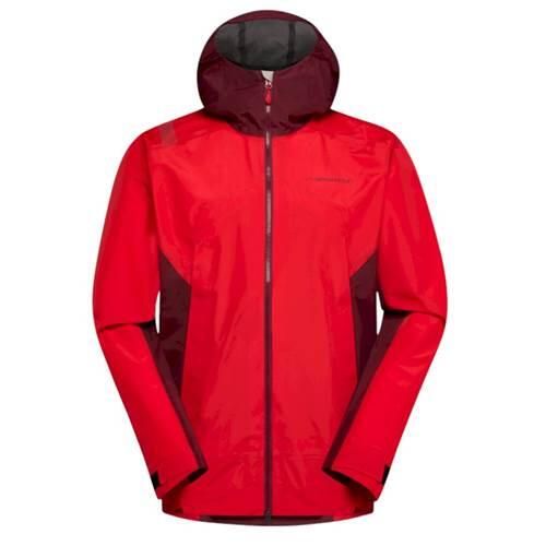 Kurtka uniwersalna męska La Sportiva Discover. Czerwone kurtki La Sportiva, m, bez wzorów, z materiału, z kapturem. Za 938.00 zł.
