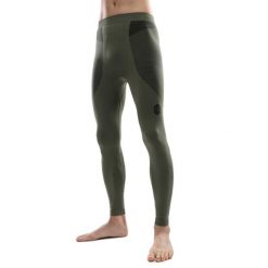 Męskie legginsy kompresyjne Sporty zimowe Siroko Method. Zielone legginsy długie sportowe SIROKO, m, bez wzorów. W wyprzedaży za 126.00 zł.