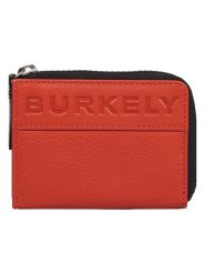 Burkely Skórzany portfel w kolorze czerwonym - 11 x 8 x 1 cm rozmiar: onesize. Czerwone portfele Burkely, bez wzorów, z materiału. Za 109.26 zł.