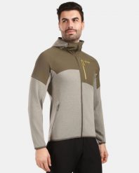 Męska bluza funkcyjna Kilpi NASHVILLE-M. Zielone bluzy z kapturem Kilpi, l, bez wzorów, z materiału, z kapturem. Za 422.05 zł.