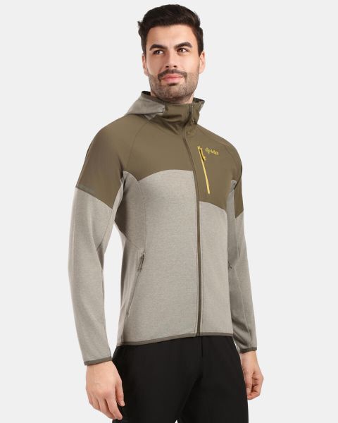 Męska bluza funkcyjna Kilpi NASHVILLE-M. Zielone bluzy z kapturem Kilpi, l, bez wzorów, z materiału, z kapturem. Za 422.05 zł.