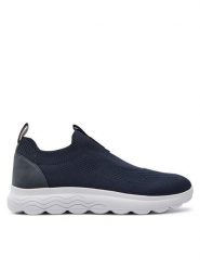 Geox Sneakersy U Spherica U25BYA 0006K C4343 Granatowy. Niebieskie buty sportowe casual Geox, bez wzorów, z materiału, bez zapięcia. Za 329.99 zł.