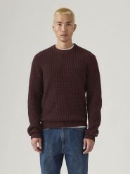 Levi's Sweter w kolorze brązowym rozmiar: XL. Brązowe swetry nierozpinane Levi's®, s, bez wzorów, z wełny, bez kołnierzyka, bez ramiączek. Za 139.87 zł.