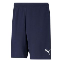 Męskie Spodenki Dresowe TeamRISE. Niebieskie krótkie spodenki sportowe Puma, m, bez wzorów, z dresówki. Za 97.99 zł.