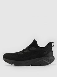 4F Niskie sneakersy wsuwane VELOCORE 2.0 męskie - czarne 46. Czarne buty sportowe casual 4F, bez wzorów, z dzianiny, bez zapięcia. Za 299.99 zł.