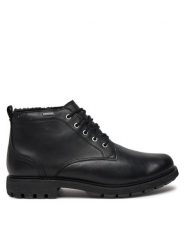 Clarks Trzewiki Batcombe Mix Gtx GORE-TEX 26178661 Czarny. Czarne botki sznurowane Clarks, bez wzorów, z gore-texu, bez obcasa, bez zapięcia. Za 719.99 zł.
