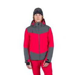 Kurtka narciarska męska Rossignol Wispile. Czerwone kurtki narciarskie i snowboardowe Rossignol, l, bez wzorów, narciarskie. Za 1,369.00 zł.