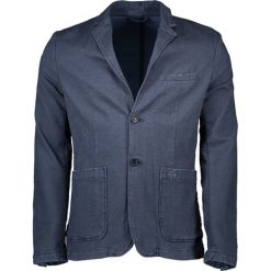 Marynarka w kolorze niebieskim. Garnitury marki Guess. W wyprzedaży za 399.95 zł.