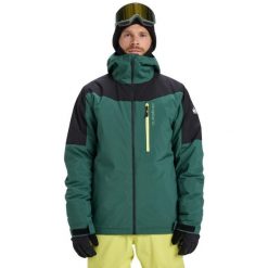 Kurtka do sportów zimowych techniczna dla Mężczyzn TITANO. Zielone kurtki narciarskie i snowboardowe Quiksilver, m, bez wzorów, z poliesteru, narciarskie. Za 869.99 zł.