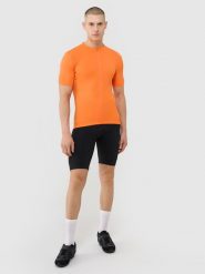 4F Legginsy krótkie rowerowe z żelowo-piankową wkładką męskie - czarne M. Czarne legginsy długie sportowe 4F, l, bez wzorów, z dzianiny, rowerowe. Za 249.99 zł.