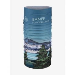 Chusta wielofunkcyjna Buff Coolnet UV National Parks - banff. Niebieskie szaliki Buff, bez wzorów. Za 84.69 zł.