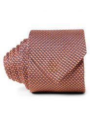 Andrew James jedwabny krawat Mężczyźni Jedwab pomarańczowy, ONE SIZE. Brązowe krawaty i muchy Andrew James, bez wzorów, z jedwabiu. Za 179.95 zł.