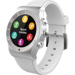 Smartwatch MyKronoz Zesport (KRZESPORT-SILV/WHITE). Białe zegarki smartwatch MyKronoz, bez wzorów. Za 729.00 zł.