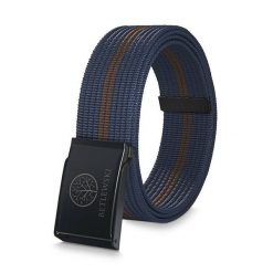 Pasek parciany BETLEWSKI granatowy PRC-08_CZ-2 S. Niebieskie paski Betlewski, bez wzorów, z materiału. Za 34.99 zł.