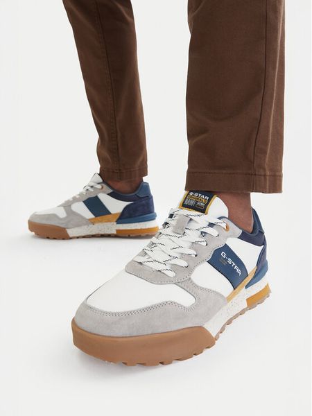 G-Star Raw Sneakersy EO-MILAN-01 Granatowy. Niebieskie buty sportowe casual G-Star, bez wzorów, ze skóry, bez zapięcia. Za 180.99 zł.