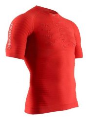 X-Bionic Koszulka w kolorze pomarańczowym do biegania rozmiar: XL. Pomarańczowe t-shirty sportowe X BIONIC, bez wzorów, z materiału, bez ramiączek, do biegania. Za 260.99 zł.