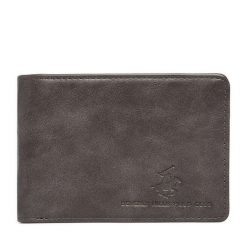 Portfel Beverly Hills Polo Club. Szare portfele Beverly Hills Polo Club, bez wzorów. Za 79.99 zł.
