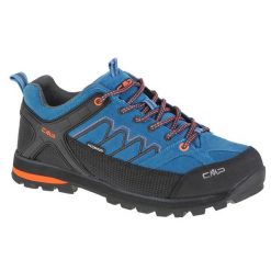 Buty do chodzenia męskie CMP Moon Low. Niebieskie buty trekkingowe CMP, bez wzorów, z gumy, bez zapięcia, trekkingowe. Za 279.99 zł.