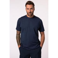 Męska Funkcyjna koszulka henley FLEXNAMIC® trekking rękaw 1/2. Niebieskie bluzki z długim rękawem JAY-PI, m, bez wzorów, z elastanu, bez kołnierzyka, bez ramiączek. Za 195.99 zł.