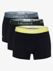 Lacoste Obcisłe bokserki pakowane po 3 szt. Mężczyźni Dżersej niebieski, L. Niebieskie bokserki LACOSTE, l, bez wzorów, z bawełny. Za 209.95 zł.