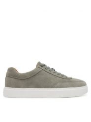 Calvin Klein Sneakersy Clean Cup Low Laceup Oxf Su HM0HM01880 Zielony. Zielone buty sportowe casual CALVIN KLEIN, bez wzorów, ze skóry, bez zapięcia. Za 699.99 zł.