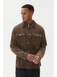 Matinique Koszula sztruksowa - Regular fit - w kolorze jasnobrązowym rozmiar: L. Brązowe koszule Matinique, l, bez wzorów, z bawełny, bez kołnierzyka, bez ramiączek. Za 339.99 zł.