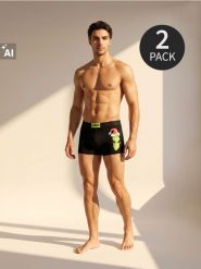 Bawełniane bokserki Grinch 2 pack - wielobarwny. Bokserki Sinsay, l, bez wzorów, z bawełny. Za 29.99 zł.