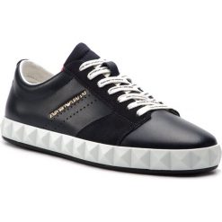 Sneakersy EMPORIO ARMANI - X4X254 XL694 C128 Navy. Buty sportowe casual marki Emporio Armani. Za 819.00 zł.