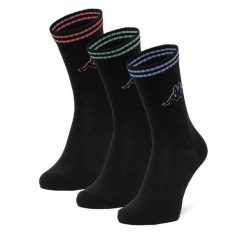 Skarpety długie Kappa. Czarne skarpety Kappa, bez wzorów. Za 34.99 zł.