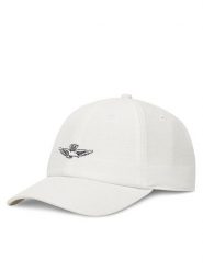 Aeronautica Militare Czapka z daszkiem 261HA1245UCT04293 Biały. Białe czapki z daszkiem Aeronautica Militare, bez wzorów, ze lnu. Za 269.99 zł.