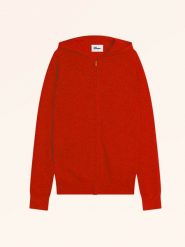 Just Cashmere Kaszmirowy kardigan "Elliot" w kolorze czerwonym rozmiar: L. Czerwone swetry rozpinane Just Cashmere, l, bez wzorów, z kaszmiru, bez kołnierzyka, bez ramiączek. Za 602.45 zł.