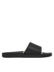Calvin Klein Jeans Klapki Slide Rubber Neoprene Text YM0YM01234 Czarny. Czarne klapki Calvin Klein Jeans, z jeansu. Za 139.99 zł.