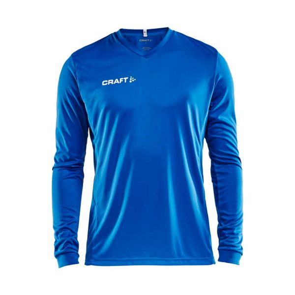 Dżersej z długim rękawem Craft squad solid. Niebieskie bluzki z długim rękawem Craft, s, bez wzorów, z dżerseju, bez kołnierzyka, bez ramiączek. Za 137.00 zł.