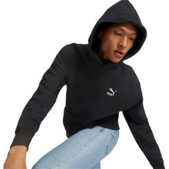 Bluza z kapturem Puma Classics Relaxed Hoodie Tr, Mężczyźni. Czarne bluzy Puma, l, bez wzorów, z bawełny, z kapturem. Za 283.00 zł.
