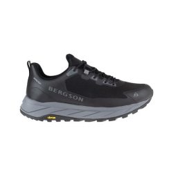 Buty trailowe Jabal 2 low stx. Czarne buty turystyczne Bergson, bez wzorów, z materiału, bez zapięcia, do biegania. Za 373.00 zł.